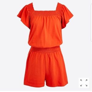 New! J. Crew square neck romper